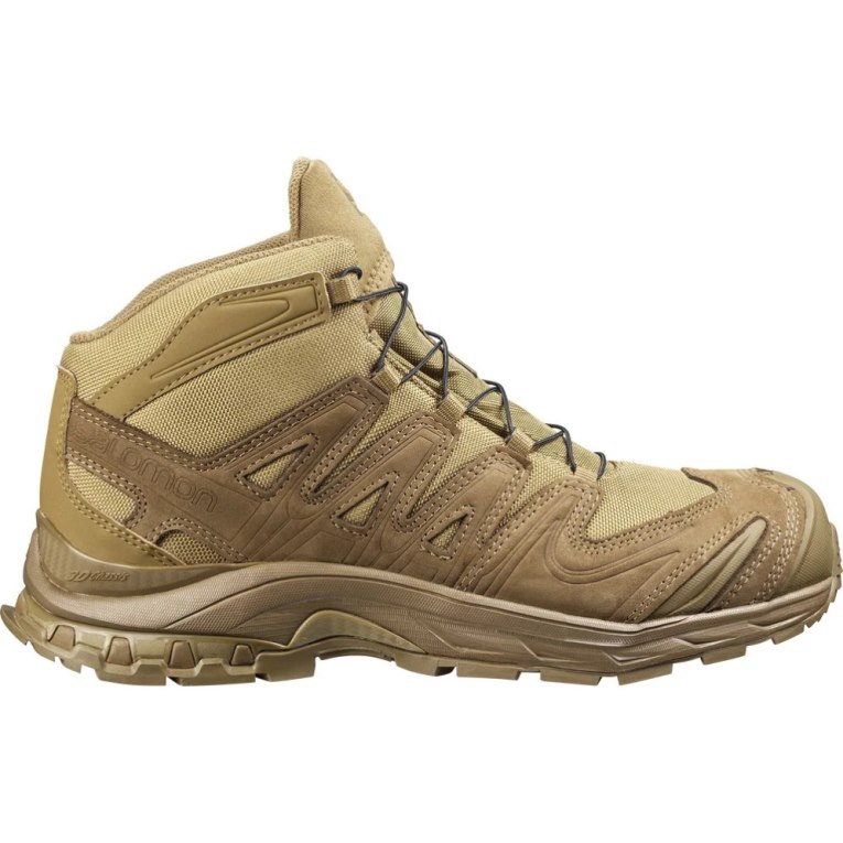 Brown Salomon Xa Forces Mid Men\'s Tactical Boots | PH 51473M